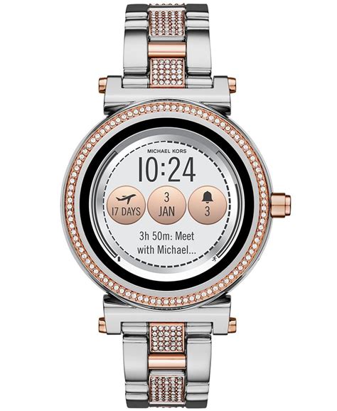 Michael Kors Women's Sofie Touchscreen Smartwatch Stainless 